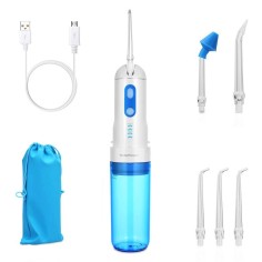 Irigator Bucal, Dental Spa, CY-1909, fara fir, 4 Varfuri Incluse, 2 Trepte, Rezevor 200ml, 1200 pulsatii/min, 70-120psi