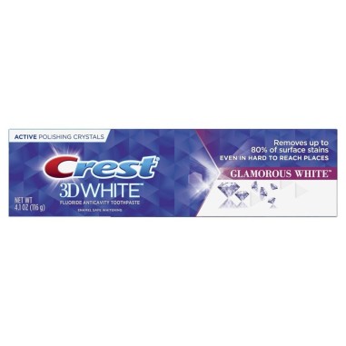 Pasta de Dinti, Crest, 3D White, Glamorous White, Albirea Dintilor, 116gr