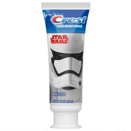 Pasta de Dinti Copii, Crest, Star Wars, Aroma Menta, 6+ Ani, 119gr