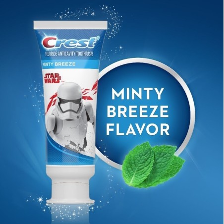 Pasta de Dinti Copii, Crest, Star Wars, Aroma Menta, 6+ Ani, 119gr