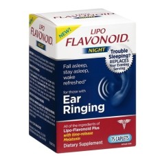 Supliment, DSE, Lipo-Flavonoid Plus, Tratament impotriva Tiuitului in Urechi, Tinitus, Acufene, Flacon 75cps