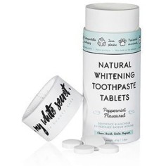 Pachet 60 Tablete Masticabile Pastă de Dinți pentru Albire – My White Secret (fără fluor) – 45gr