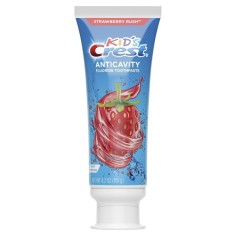 Pasta de Dinti, Crest 3D White, Strawberry Rush pentru Copii, Aroma Capsuni, 119gr 2