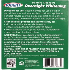 Effervescent tablets, iodine, for Cleaning Dentures, 20 pcs 2