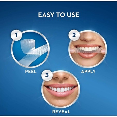 Set 10x Envelopes, Teeth Whitening Strips, Crest 3D Whitestrips, Supreme Bright, Whitening Level 24