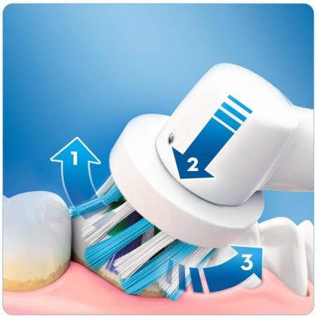 Periuta Electrica, ORAL-B, 3D White, Vitality, D100, Sensi Ultra Thin, Timer 2 Minute, 7600 rotatii / min