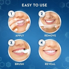 Set 5x Plicuri, Benzi Albirea Dintilor, Crest 3D Whitestrips, Classic Vivid, Nivel Albire 7 2