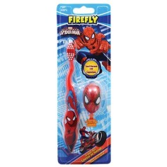 Periuta de Dinti Copii, Spiderman, cu Ventuza si Capac, Soft