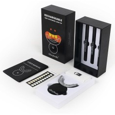 Teeth Whitening Set, Glory Smile, without Peroxide, 3 Pencils, UV Lamp, Guide, Molds Included