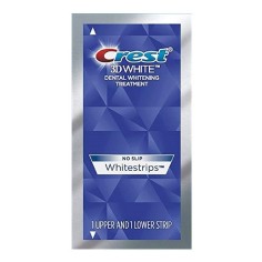 Teeth Whitening Strips, Crest, 3D White, Light, Compatible with UV Lamp, 16% Concentration, 2 pcs