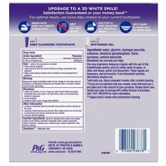Set 2x Paste de Dinti, Crest, Brilliance, Sistem Albire Dintilor in 2 Pasi, 178gr