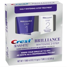 Set 2x Paste de Dinti, Crest, Brilliance, Sistem Albire Dintilor in 2 Pasi, 178gr 2
