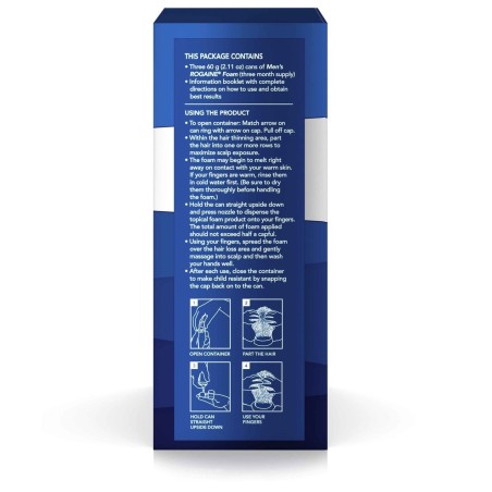 Spuma 3 Luni, Rogaine, Minoxidil, 5%, Tratament Impotriva Caderii Parului, 3x 60ml