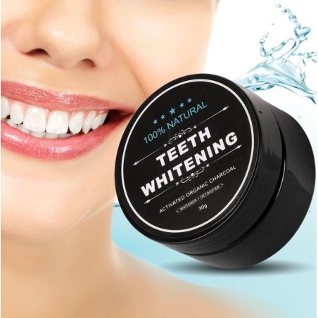 Pulbere Carbune, Advanced Teeth Whitening,  Albirea Dintilor Carbune Activ din Bambus, 30gr