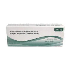 Set 5x Teste Rapide COVID-19, Realy Tech, Antigen, Recoltare Nazo-Faringiana, Rezultat in 10 min, Pentru Uz Profesional