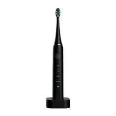 Periuta de Dinti Electrica, Hanasco, H2x, fara fir, Timer Inteligent, Rezistenta la Apa, Culoare Neagra