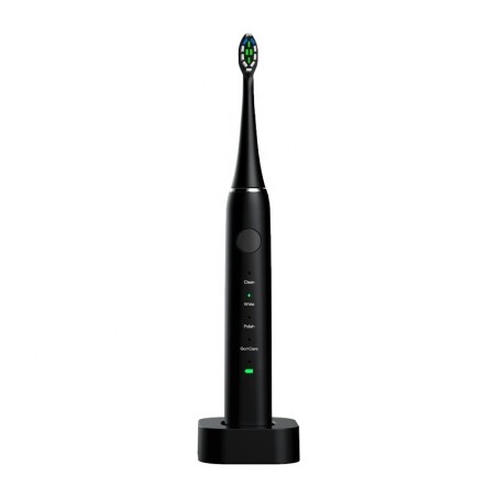 Periuta de Dinti Electrica, Hanasco, H2x, fara fir, Timer Inteligent, Rezistenta la Apa, Culoare Neagra