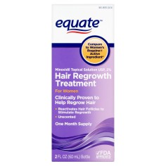 Solutie 1 Luna, Equate, Minoxidil, 2%, Tratament Impotriva Caderii Parului, 1x 60ml