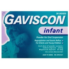 Tratament, Gaviscon, Infant, Impotriva Refluxului Gastric Bebelusi, 30 Plicuri
