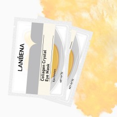 Eye mask, Lanbena, 24K Gold, with Collagen Crystal and 24K Gold, Anti-dark circles, 3g 2