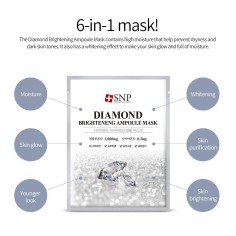Masca Ingrijire Fata, SNP, Diamond, Efect Hidratare Intensiva si Iluminator, 27ml 2