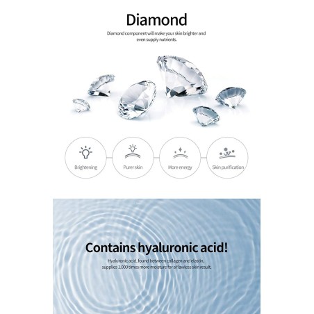 Masca Ingrijire Fata, SNP, Diamond, Efect Hidratare Intensiva si Iluminator, 27ml