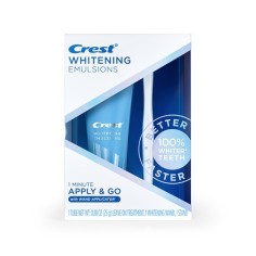 Kit Albirea Dintilor, Crest, Whitening Emulsions, Emulsie, Aplicator Separat, 25gr