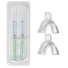 Teeth Whitening Kit, Opalescence, PF Mint, 2x Syringes 1.2ml, 35% Carbamide Peroxide, Molds Included