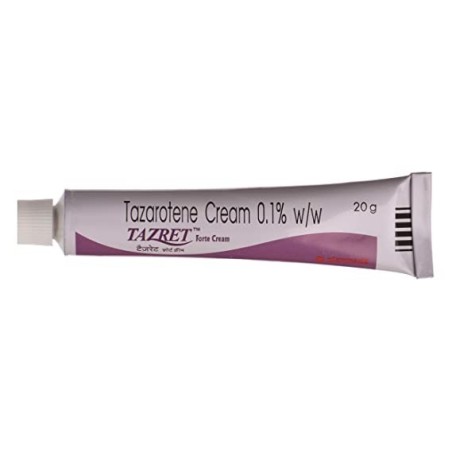 Crema Anti-Acnee, Glenmark, Tazret Forte, Tazaroten 0.1%, 20gr