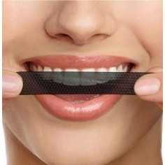 Box of 14 Envelopes, Teeth Whitening Strips, GENKENT, from Activated Carbon, without peroxide 2