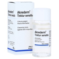 Tinctura, GepePharm, Aknederm, Sensitiv, Anti-Bacteriana, Antiinflamatoare, Anti-Acnee, Piele Sensibila, 50ml
