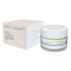Crema, Swiss Medical, Sunblock, SPF 100+, Protectie Impotriva Razelor UVA si UVB, 50ml