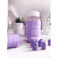 Supliment Alimentar, SugarBear, Sleep, pentru Somn Linistit, Melatonina, Magneziu, Teanina, Rest Well Blend, 60cps 2