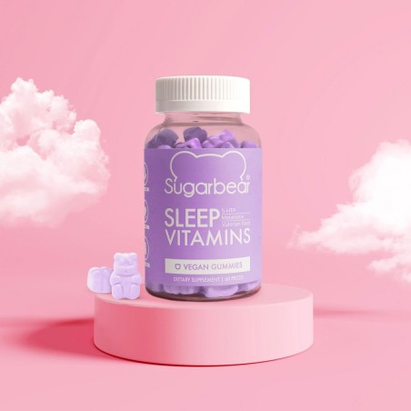 Supliment Alimentar, SugarBear, Sleep, pentru Somn Linistit, Melatonina, Magneziu, Teanina, Rest Well Blend, 60cps
