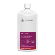 Solutie Dezinfectanta, Medisept, Velodes Silk, pentru Maini si Suprafete, 1L