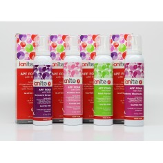 Spuma Fluorizare, Dharma Research, Ionite, Aroma, cu Xylitol si Vitamina E, Fara Gluten, Fluorura de Ioni 1.23%, 130ml