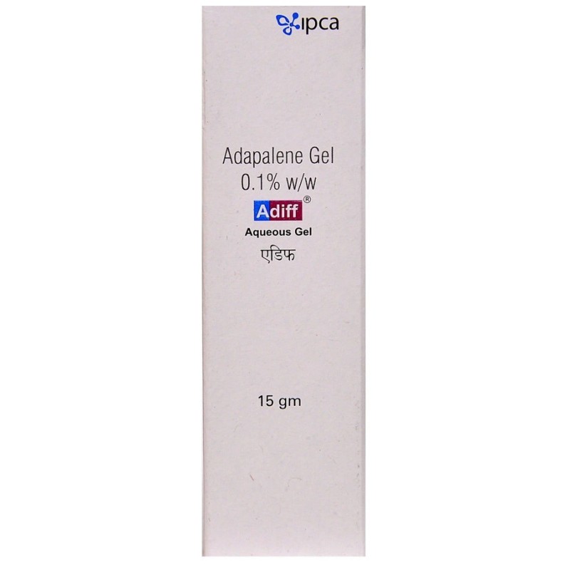 Gel Anti-Rid, Glenmark, Ipca, Adiff, Anti-Acnee, Adapalene 0.1%, 15gr