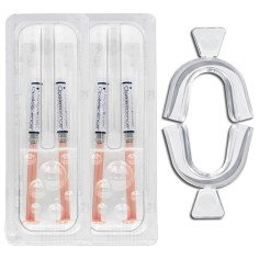 Kit Albirea Dintilor, Opalescence, PF Pepene Galben, 4x Seringi 1.2ml, 16% Peroxid Carbamida, Mulaje Incluse