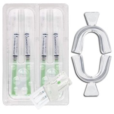 Teeth Whitening Kit, Opalescence, PF Mint, 4x Syringes 1.2ml, 15% Carbamide Peroxide, Molds Included