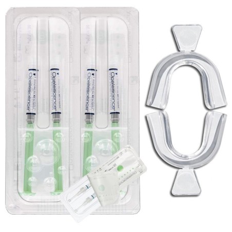 Teeth Whitening Kit, Opalescence, PF Mint, 4x Syringes 1.2ml, 15% Carbamide Peroxide, Molds Included
