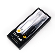 Set Periute Dinti cu Pasta 2-in-1, Glory Smile, Zi si Noapte, Pentru Calatorii, Aroma Menta, Fara Fluor, 2 x 55gr