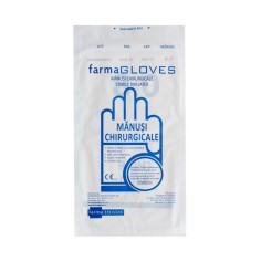 Pair of Surgical Gloves, Farma Gloves, Latex, Powdered, Individually Packed