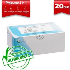 Set 20x Teste Rapide COVID-19, Easy Diagnosis, Antigen, Recoltare 3 in 1, Rezultat in 15 min, Pentru Uz Profesional 2