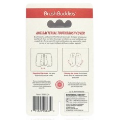 Set 4x Capace Periuta Dinti, Brush Buddies, Toothbrush Covers, Protectie Antimicrobiana, Multicolor 2