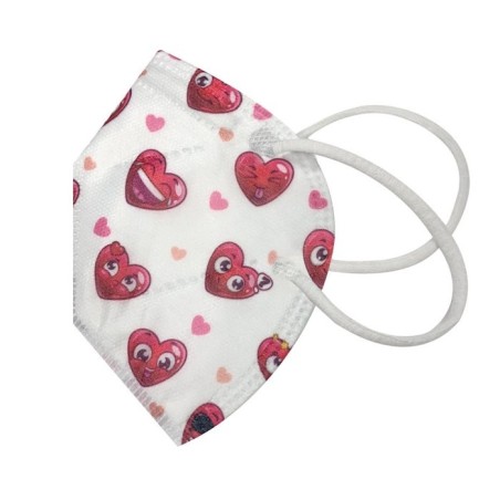 Set 10x Masti FFP2 pentru Copii, Armed, Filtrare Bacteriana, Clema Nas, Mix 4 Modele, Fete si Baieti, 2-6 Ani