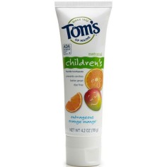 Pasta de Dinti, Tom's of Maine, Outrageous Mango, Aroma Mango, Cu Fluor, Copii 8+ ani, 119gr