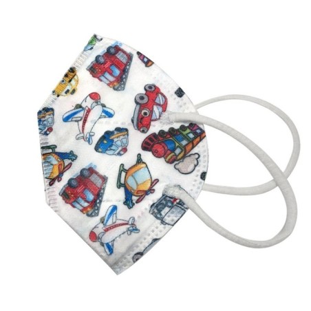 Set 10x Masti FFP2 pentru Copii, Armed, Filtrare Bacteriana, Clema Nas, Mix 4 Modele, Fete si Baieti, 2-6 Ani