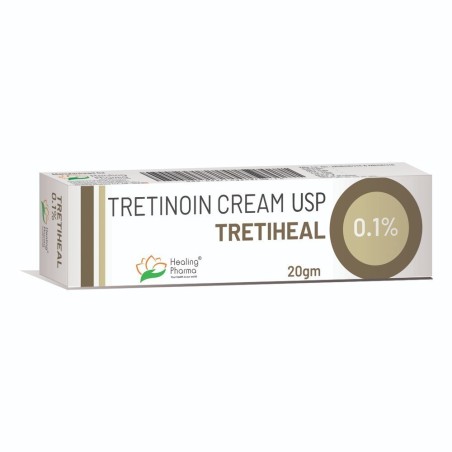 Crema Anti-Rid, Healing Pharma, TretiHeal, Anti-Acnee, Tretinoin 0.1%, 20gr