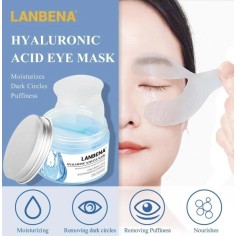 Set Masti pentru Ochi, LANBENA, cu Acid Hialuronic, Efect Hidratant, Anti-Cearcane, Fermitate, 90gr 2