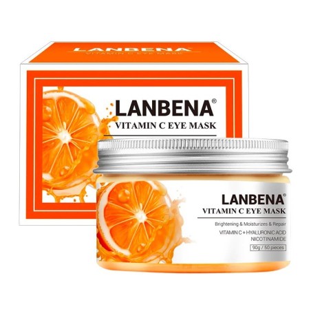 Set Masti pentru Ochi, LANBENA, cu Vitamina C, Efect Iluminant, Anti-Cearcane, Fermitate, 90gr